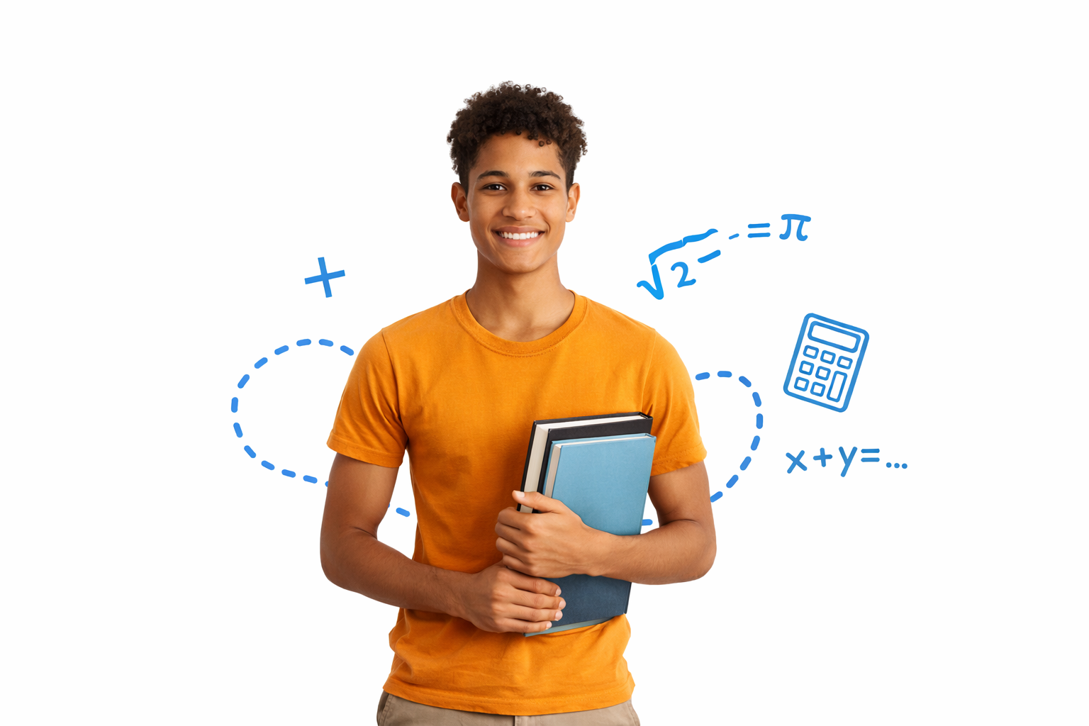 Student feeling stressed about GCSE Maths exams - Supporta helps reduce that stress